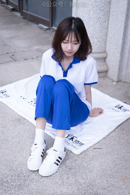 [BoBoSocks袜啵啵]NO.022 小甜豆-校服、贝壳头、白棉袜、肉丝 18