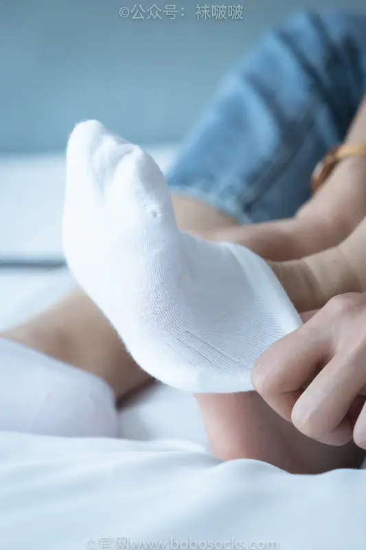 [BoBoSocks袜啵啵]NO.024 涵涵-板鞋、白棉袜、裸足 16